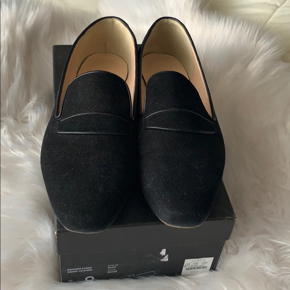 J.Crew Georgie Suede Penny Loafers - Picture 4 of 7